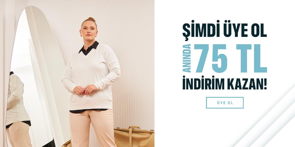 kadın büyük beden de Üyelik indirimi